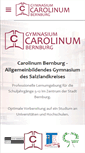 Mobile Screenshot of carolinum.net
