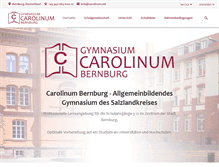 Tablet Screenshot of carolinum.net